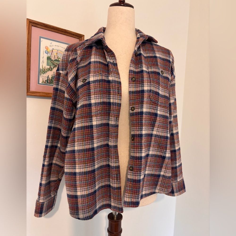 Outerknown XS 100% Organic Cotton Button Up Flannel